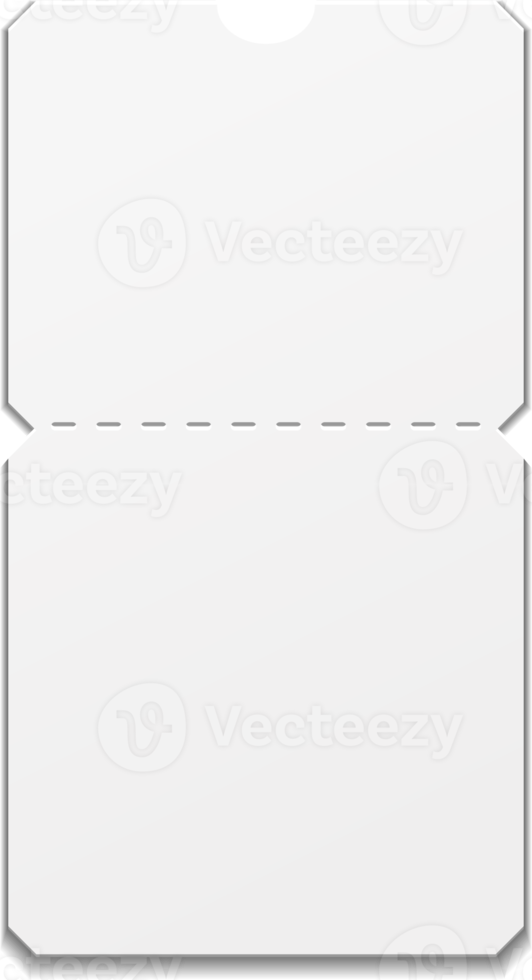Blank ticket template png
