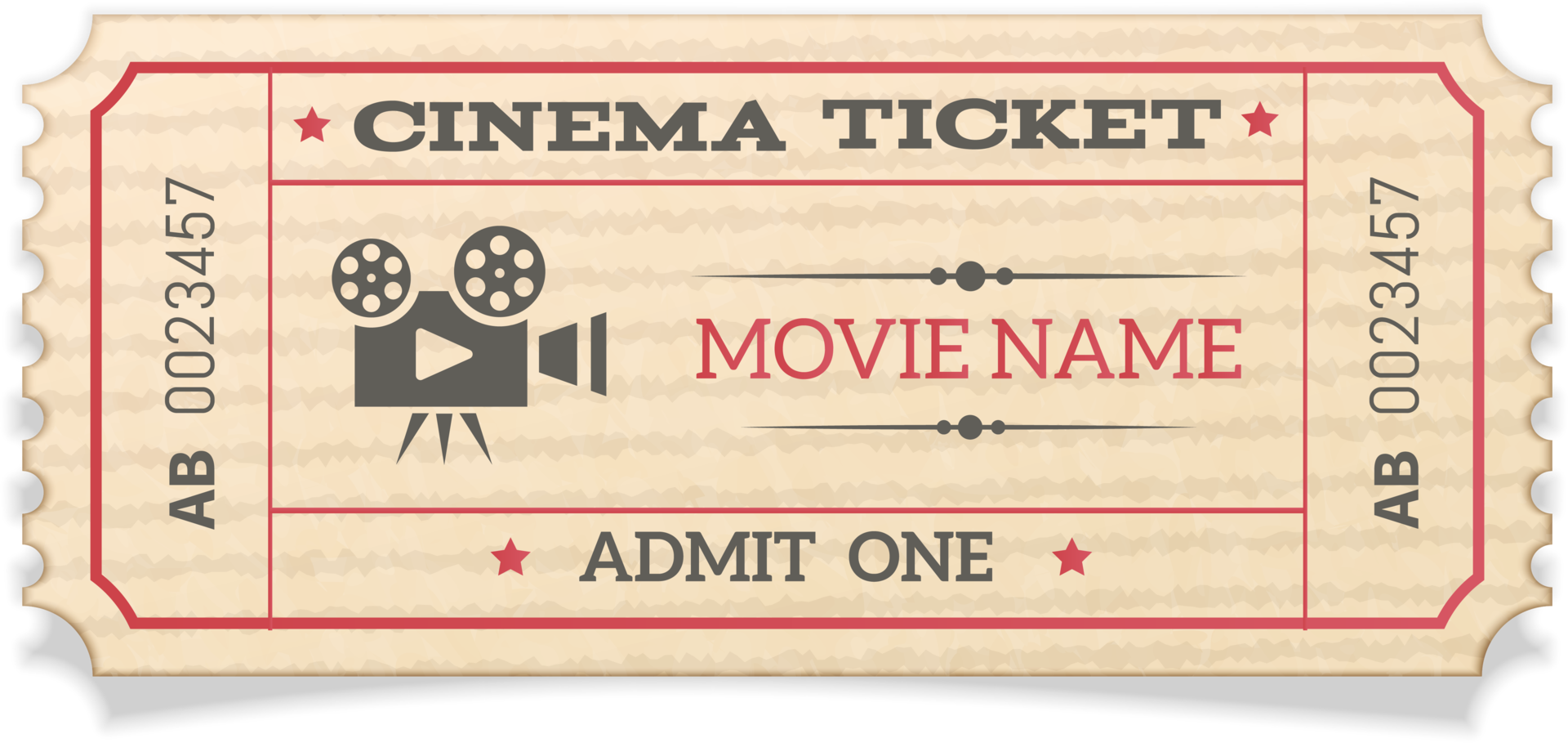 Movie ticket png -  Canada