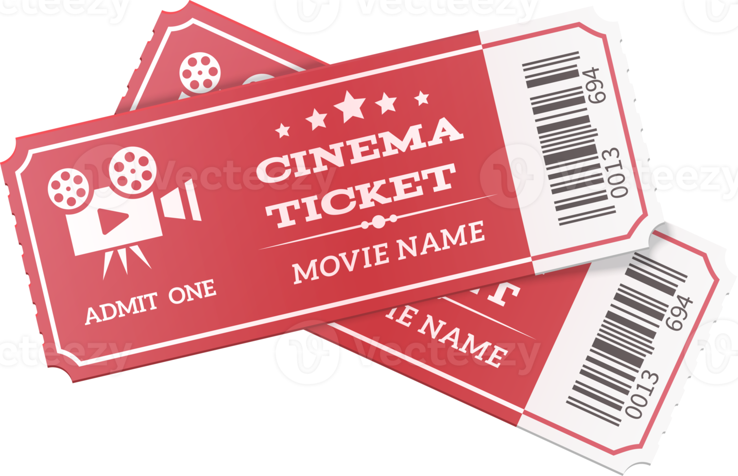 dois bilhetes de cinema png