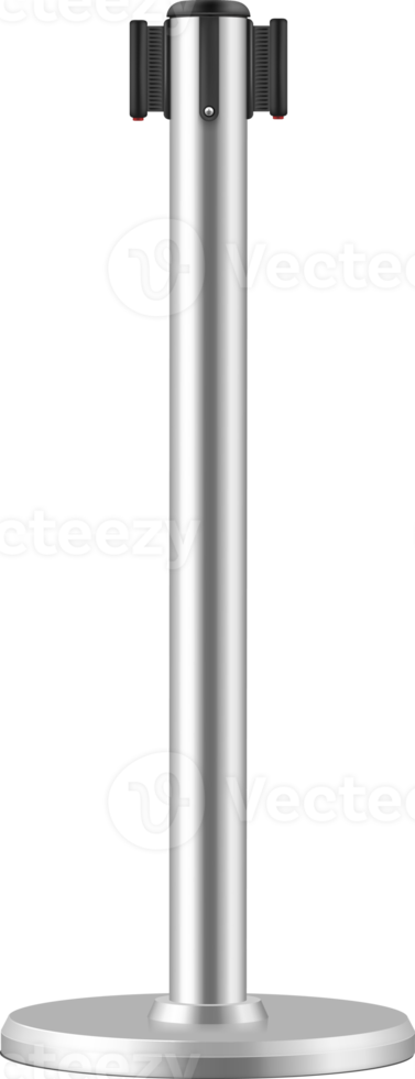 Retractable belt stanchion png