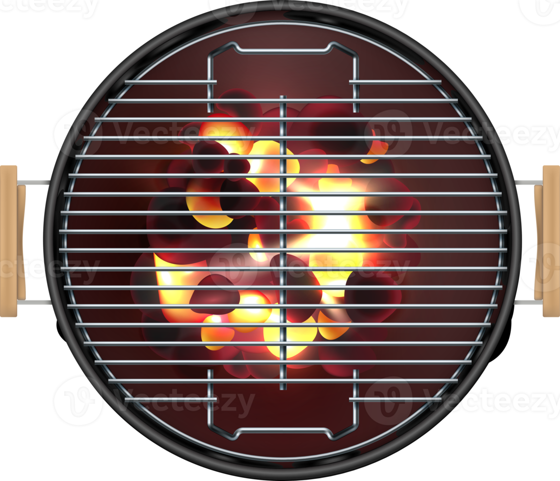 open barbecue grill png