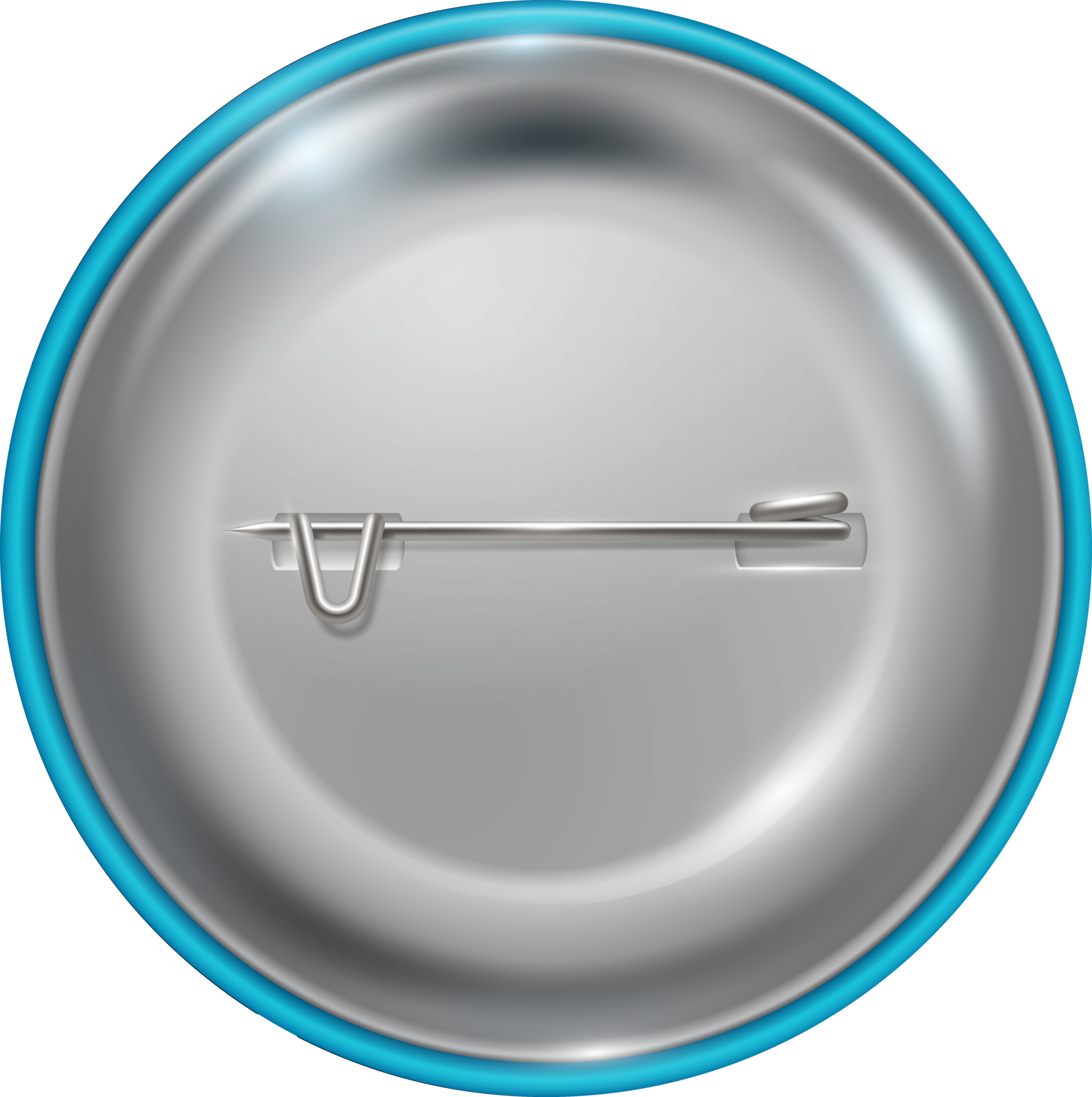 Blue blank round badge 11835264 PNG