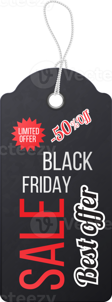 Black Friday  Sale Tag png