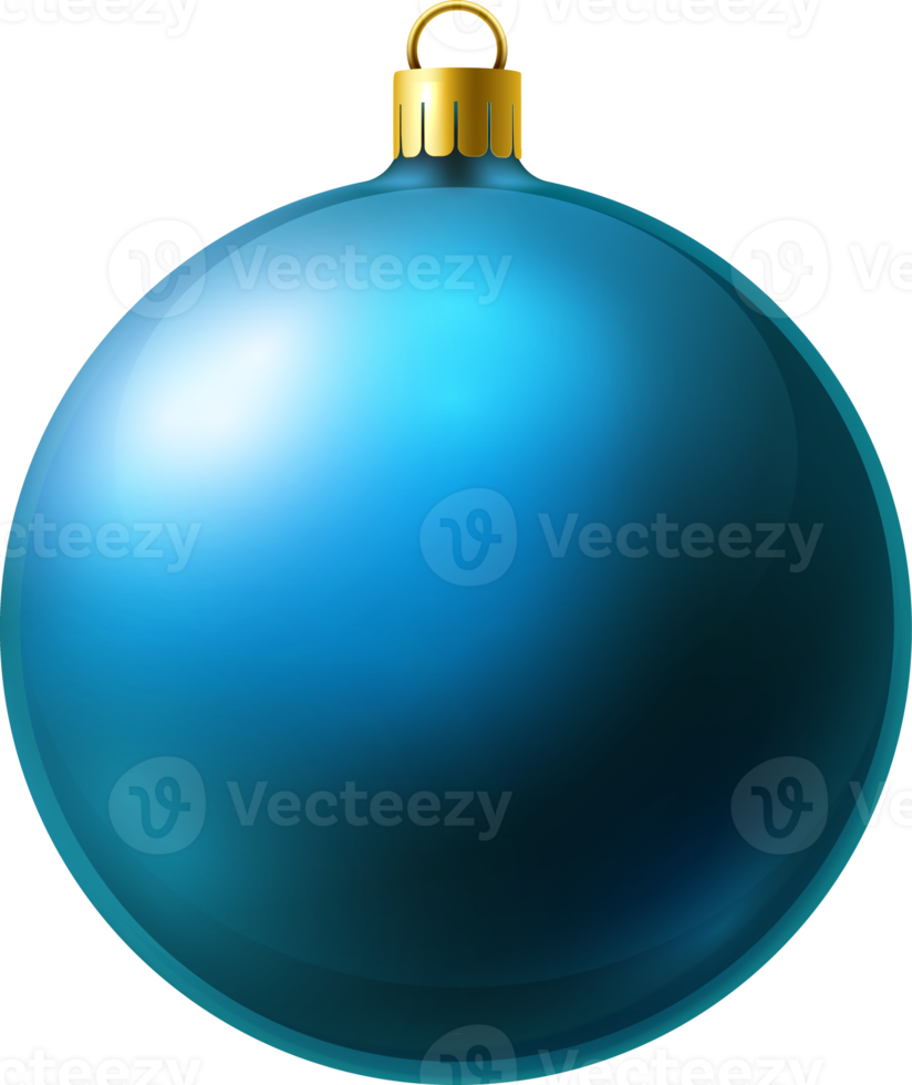 Christmas blue ball png