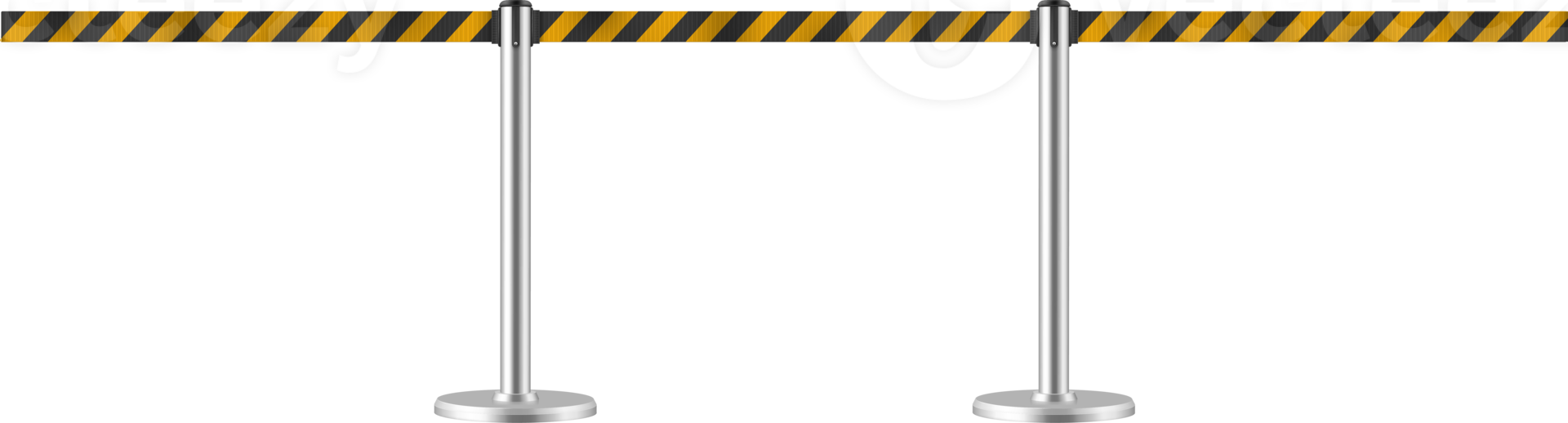 Retractable belt stanchion png