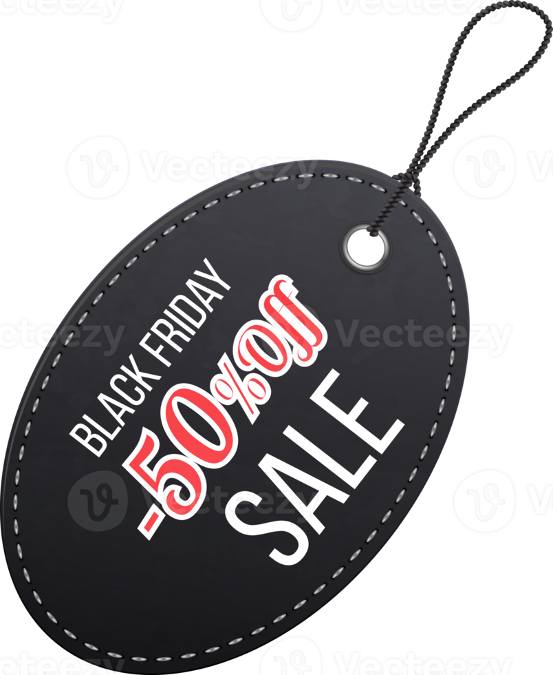 etiqueta de venta de viernes negro png