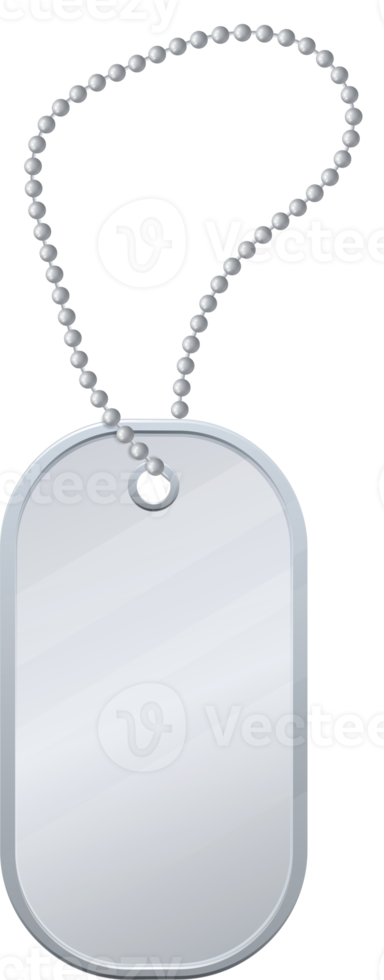 empty  silver metal tag png