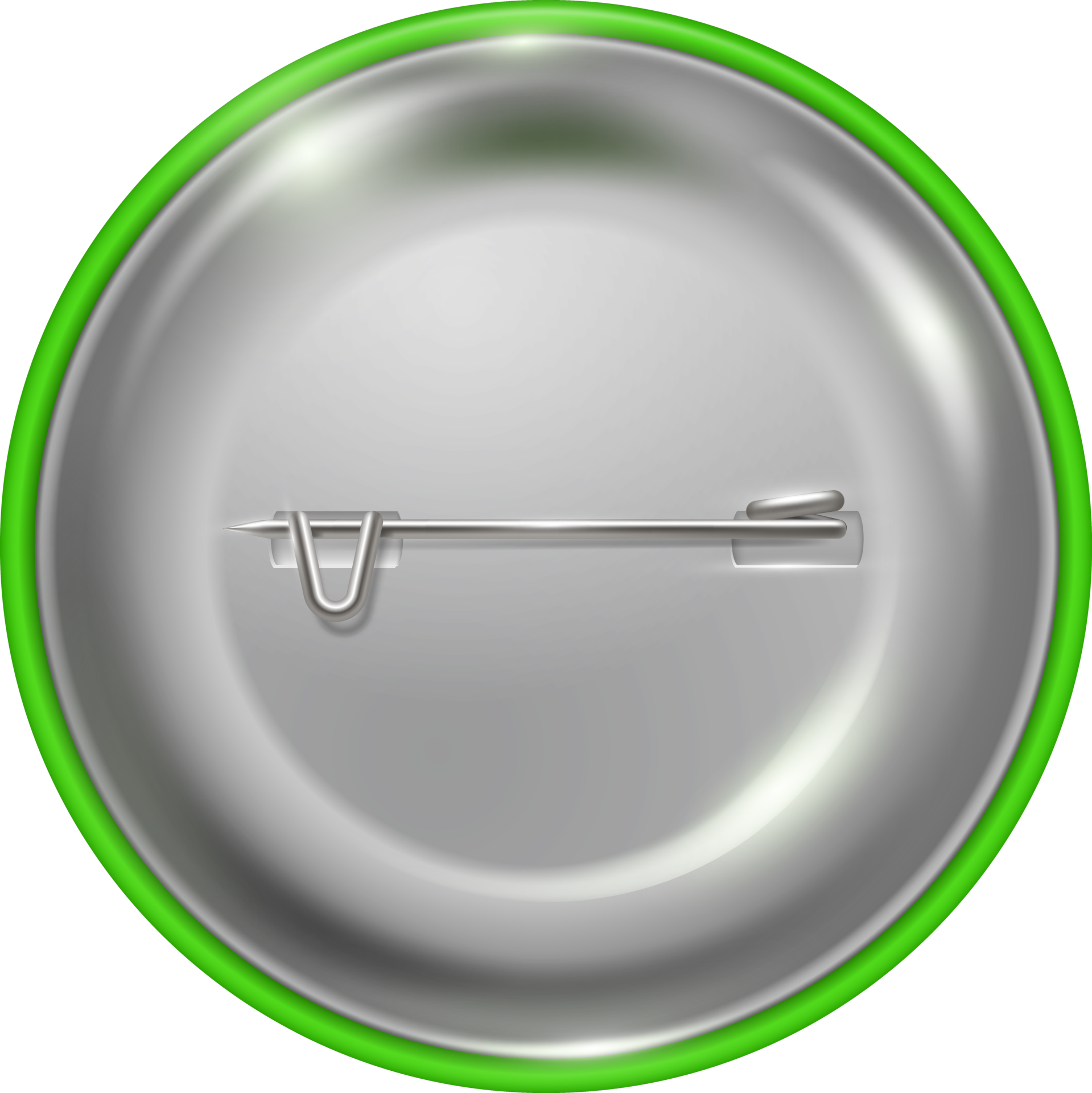 Green blank round badge 11835376 PNG