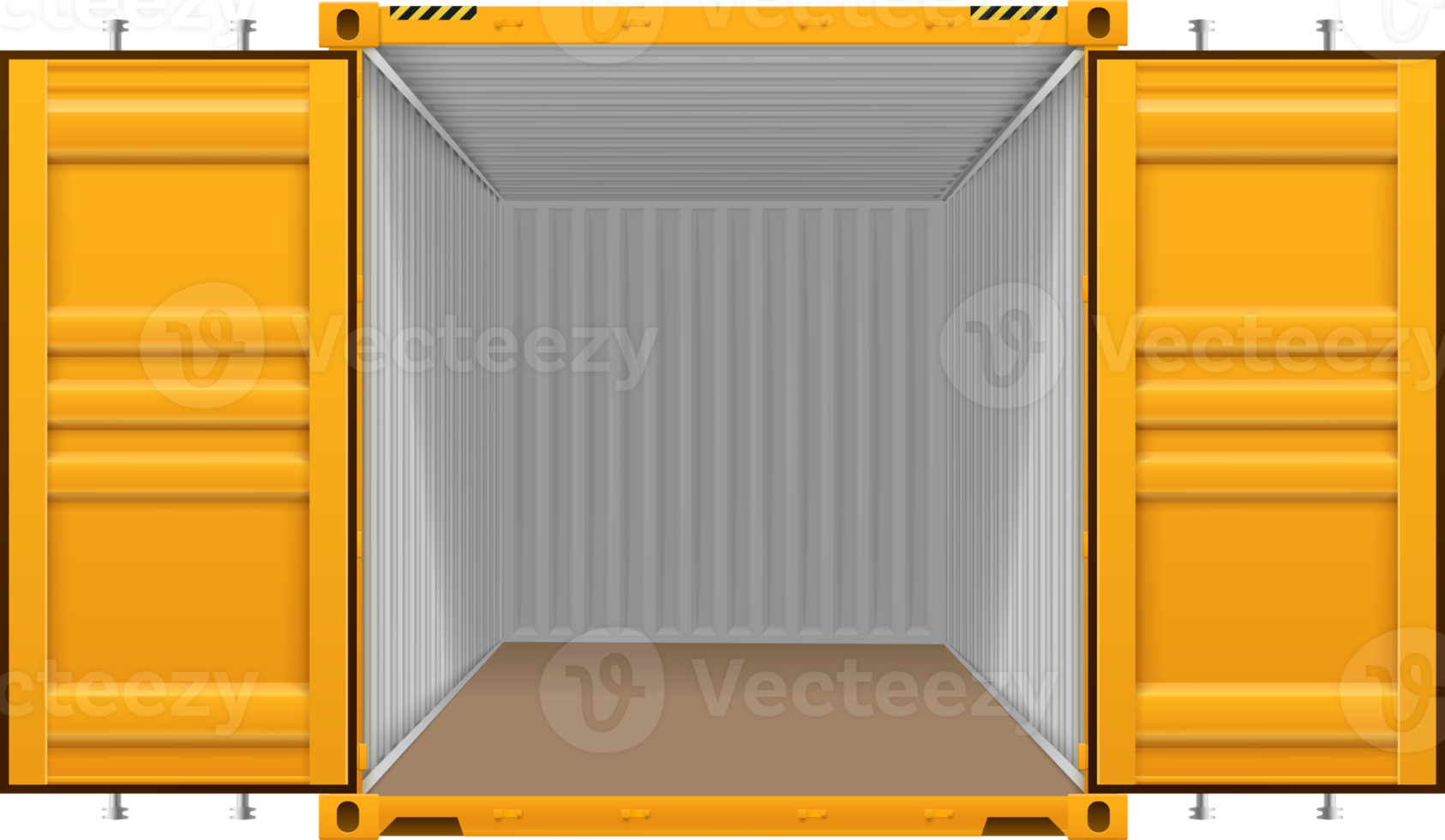 bright yellow cargo container 11835394 PNG