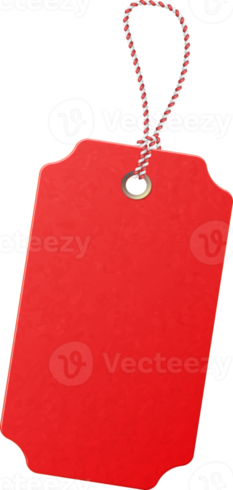 etiqueta de venta con textura roja png