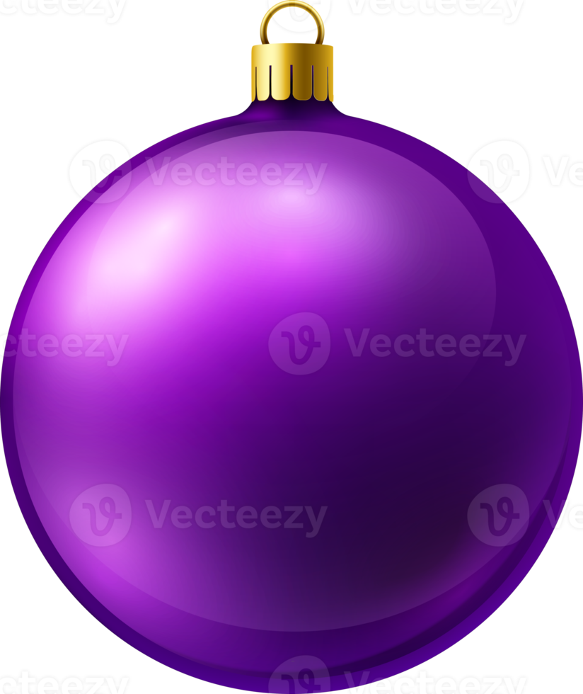 Weihnachtsviolette Kugel png