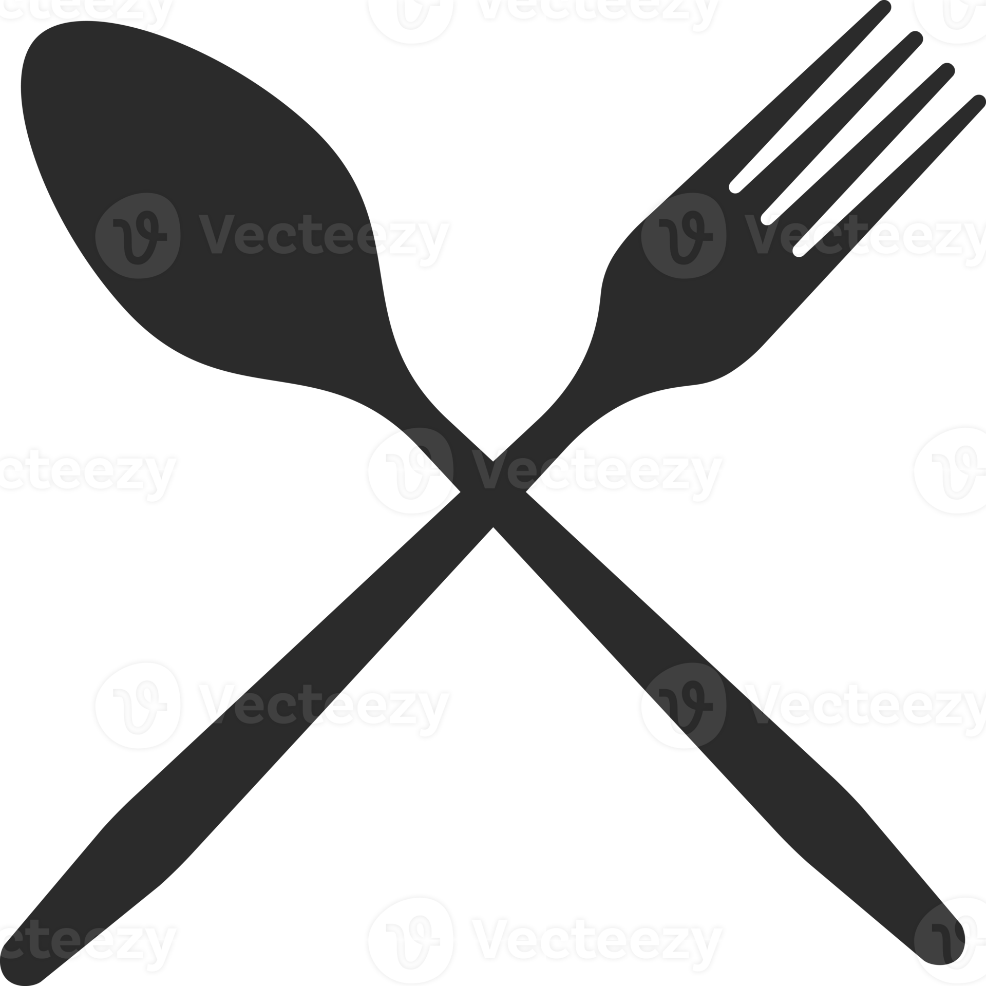 Crossed Spoon And Fork 11835428 PNG crossed-spoon-and-fork-11835428-png