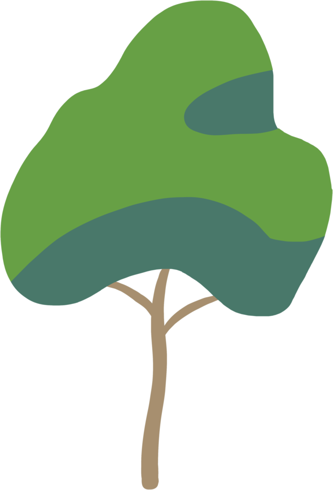 simplicity tree freehand drawing flat design. png