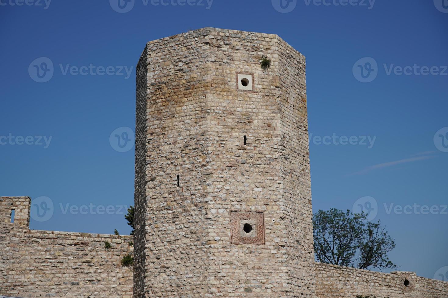 Wall of Topkapi palace in Sultanahmet district, Istanbul, Turkiye photo