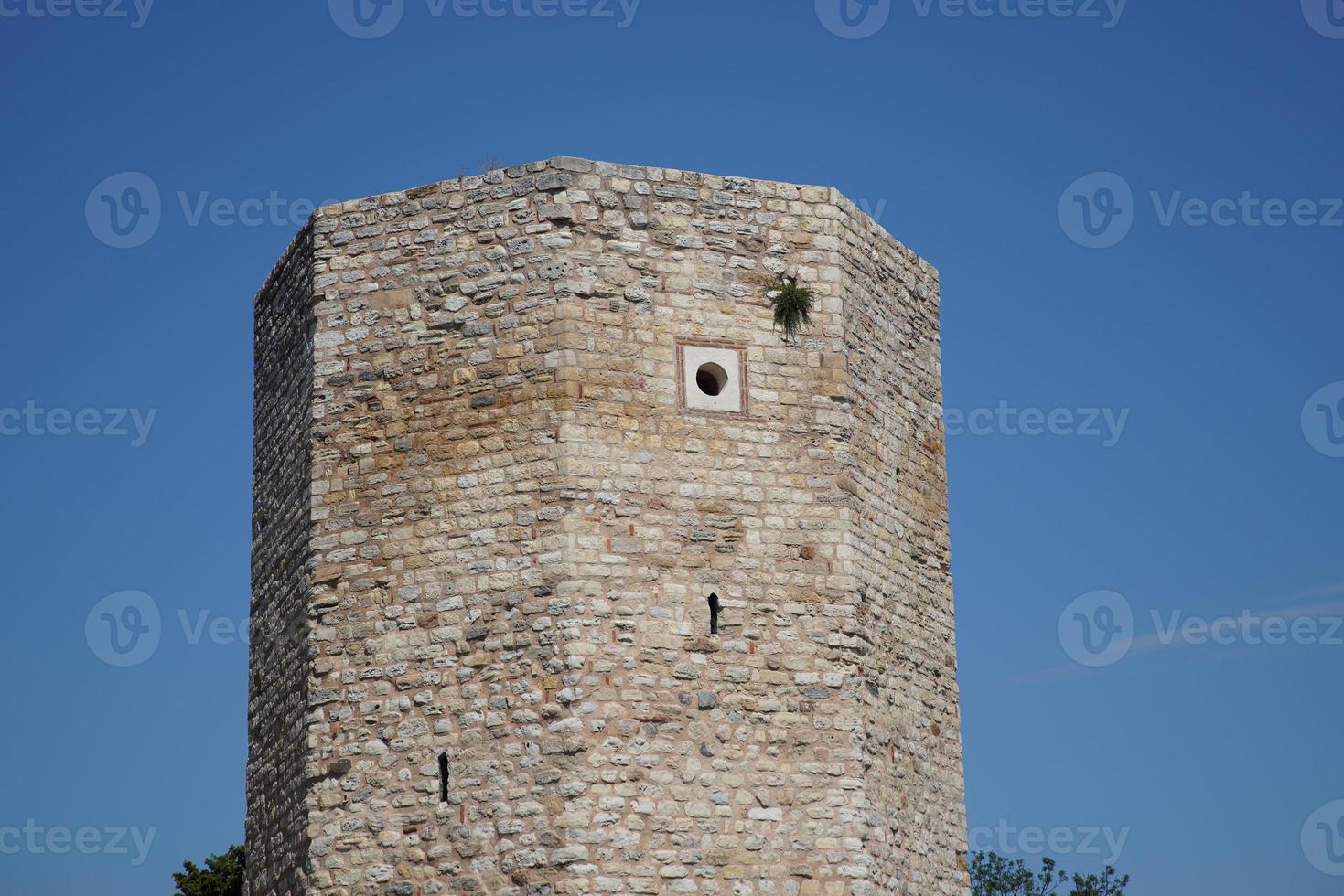 Wall of Topkapi palace in Sultanahmet district, Istanbul, Turkiye photo