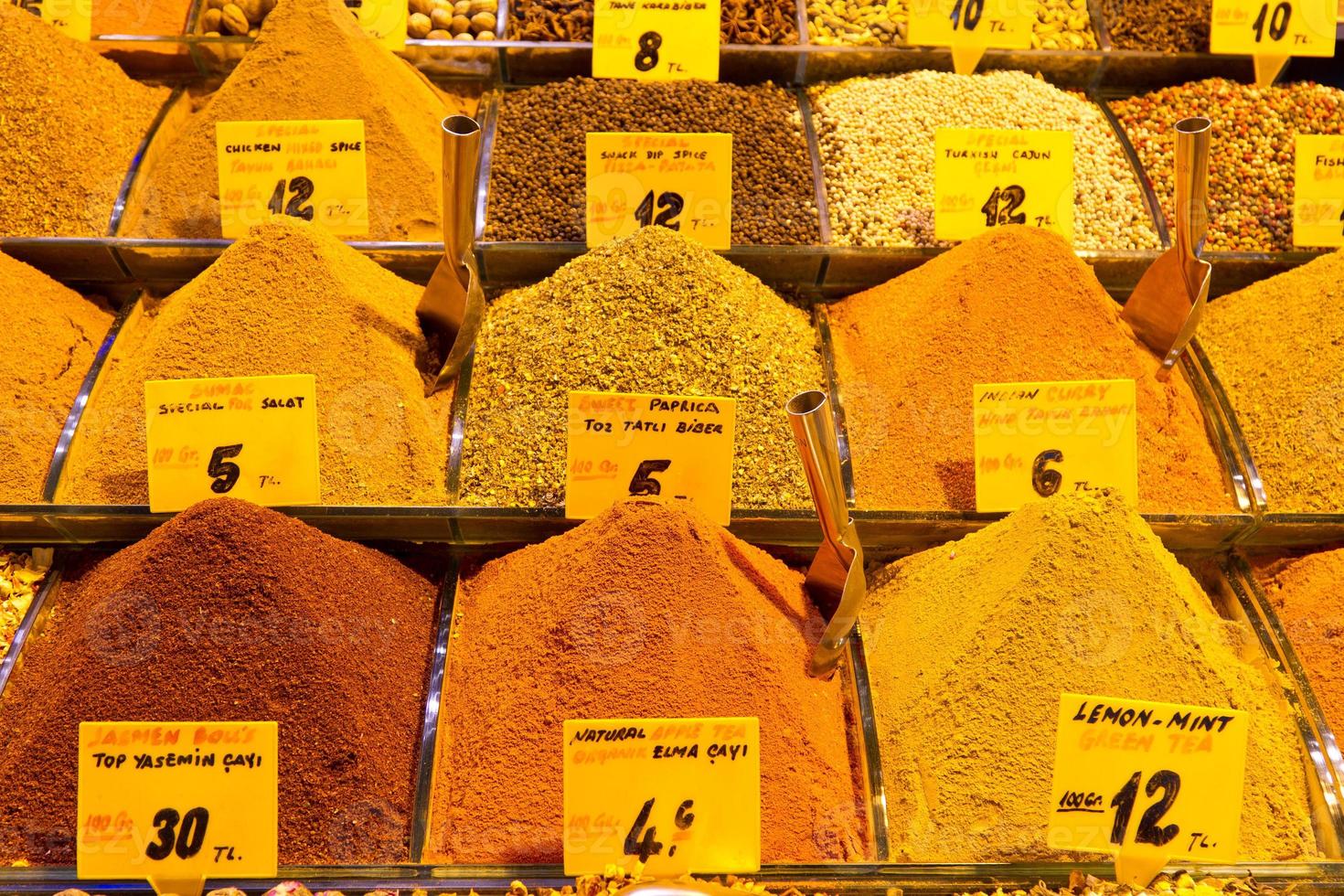 Spices in Spice Bazaar, Istanbul photo