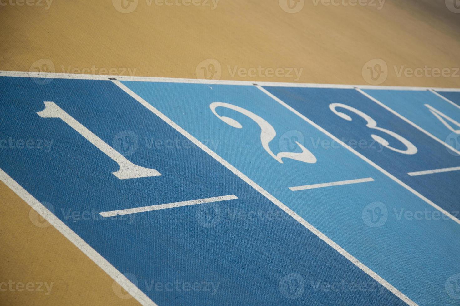 Numbers on running Field photo