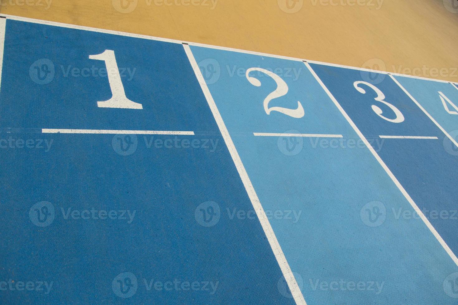 Numbers on running Field photo