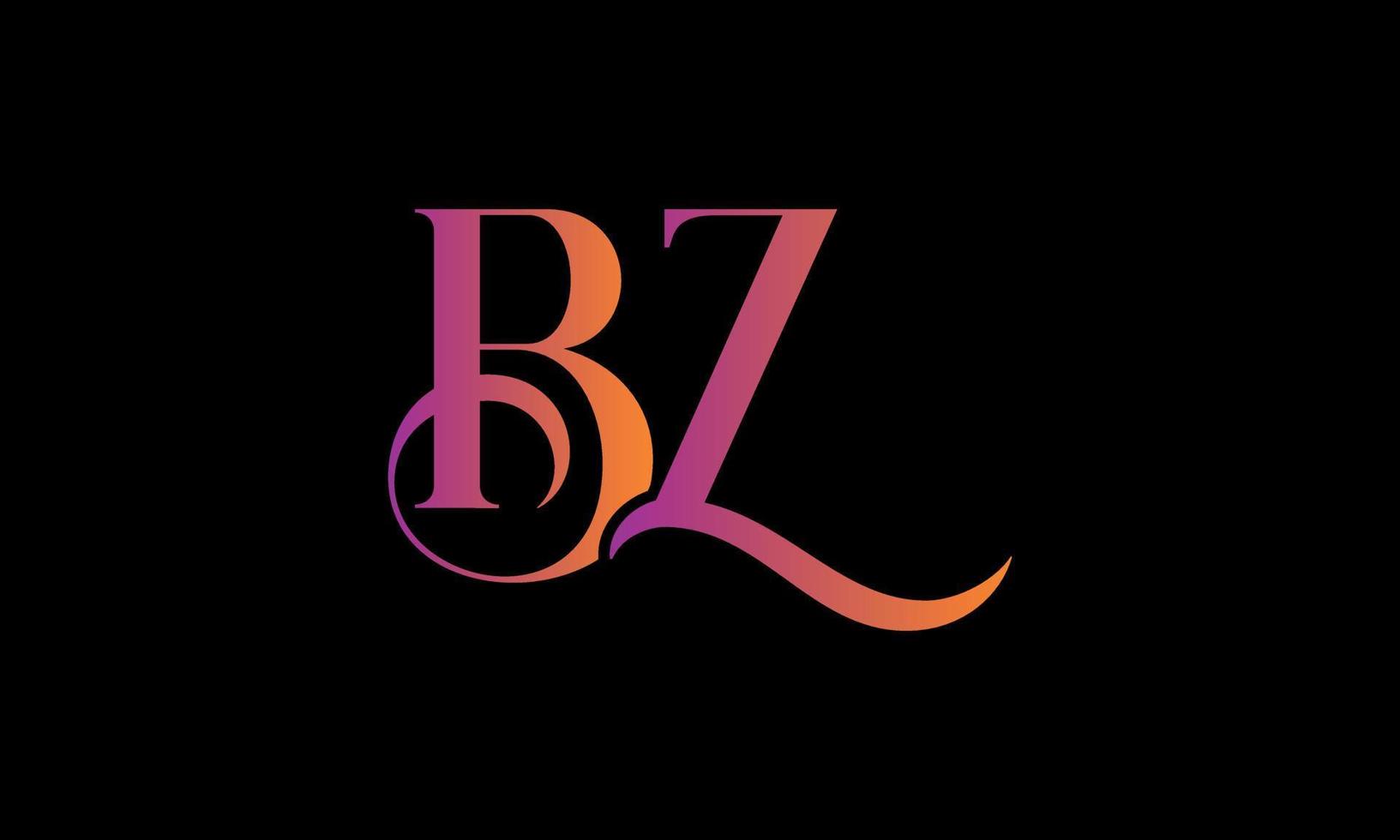 Letter BZ Vector Logo Free Template Free Vector