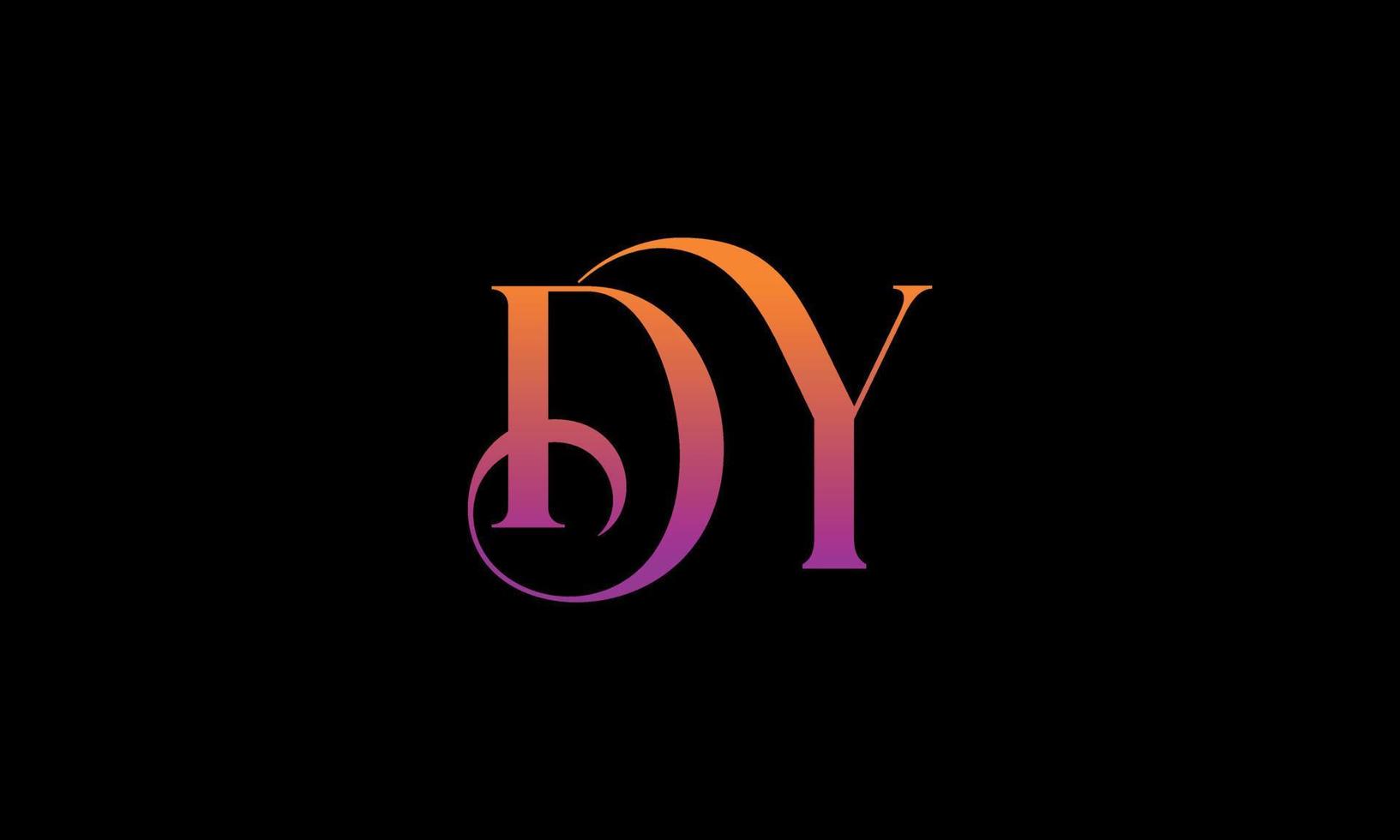 Letter DY Vector Logo Free Template Free Vector