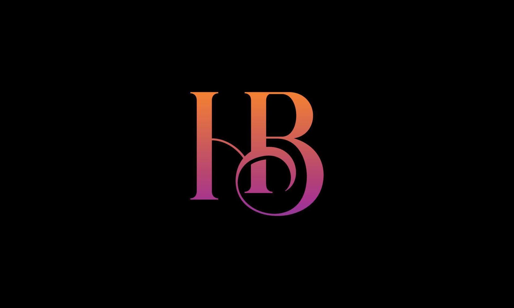 Letter HB Vector Logo Free Template Free Vector