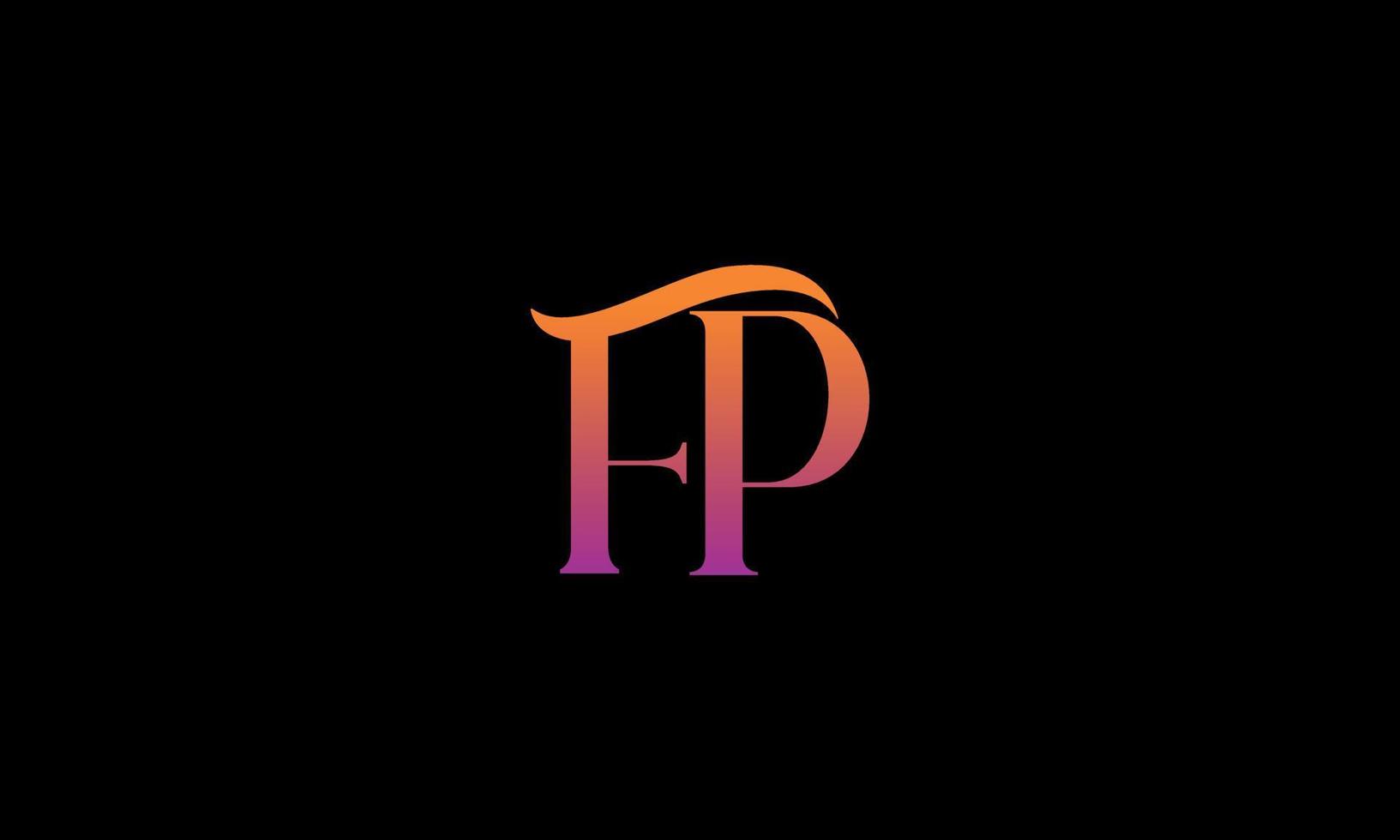 Letter FP Vector Logo Free Template Free Vector