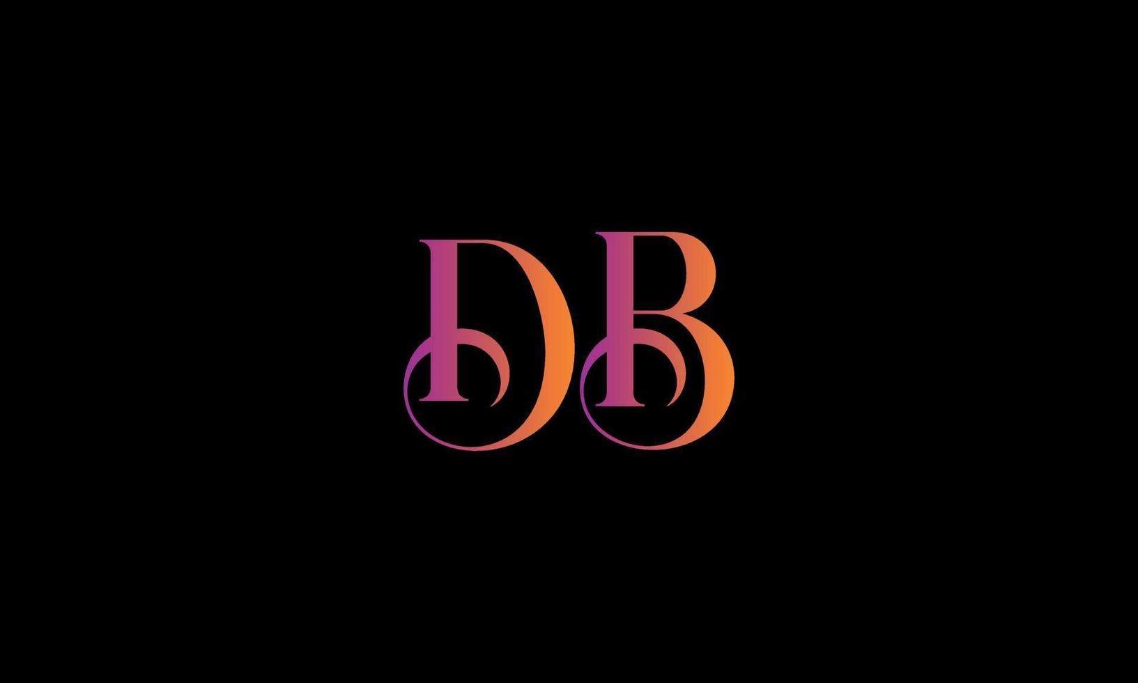 Letter DB Vector Logo Free Template Free Vector