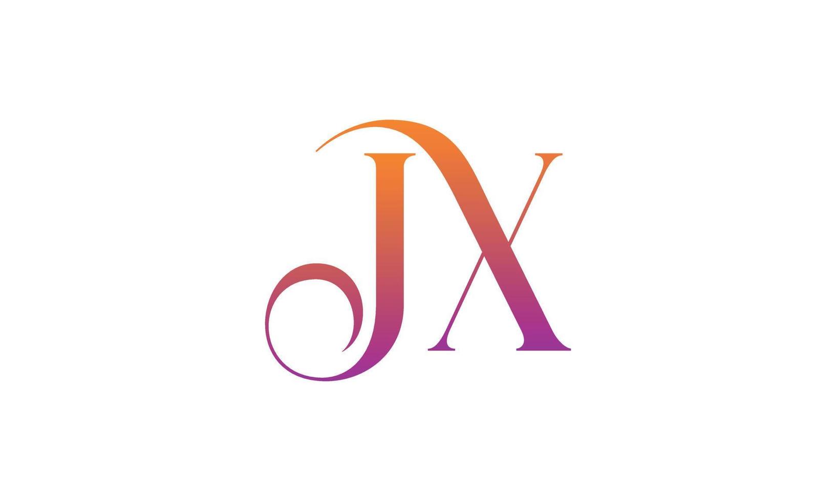 Letter JX Vector Logo Free Template Free Vector