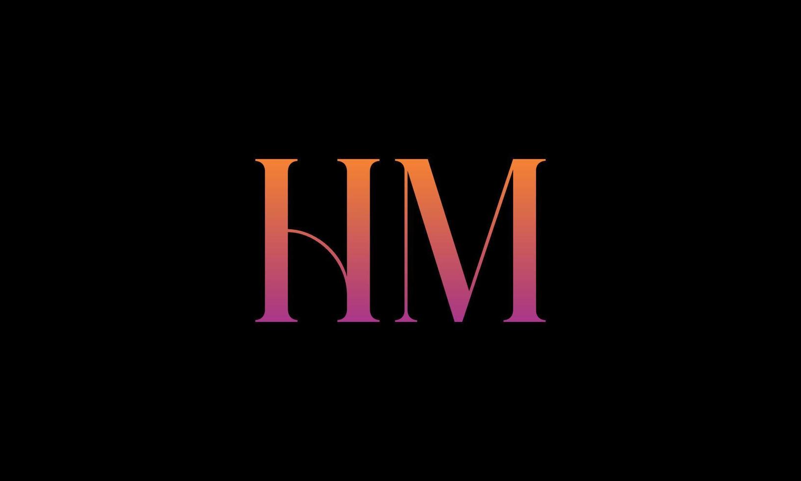 Letter HM Vector Logo Free Template Free Vector