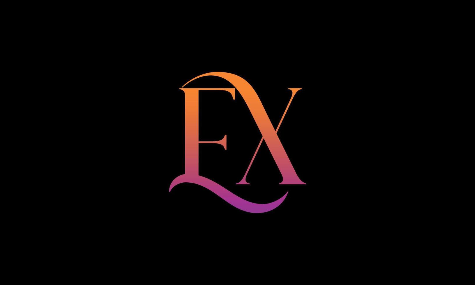 Letter EX Vector Logo Free Template Free Vector