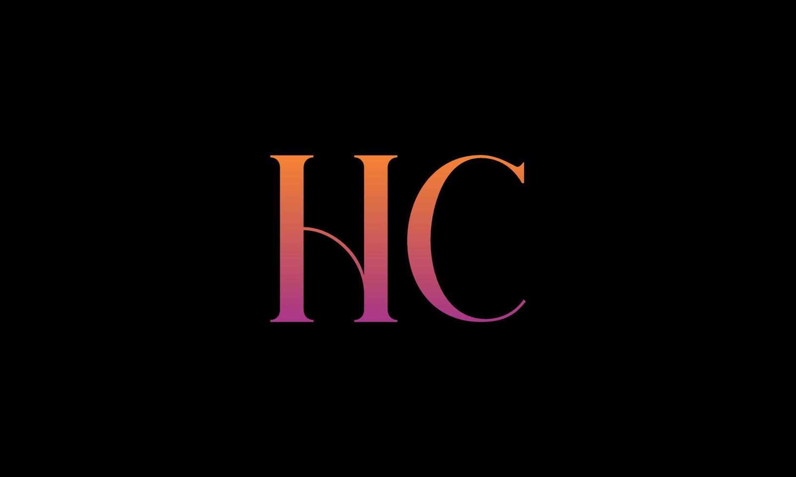 Letter HC Vector Logo Free Template Free Vector