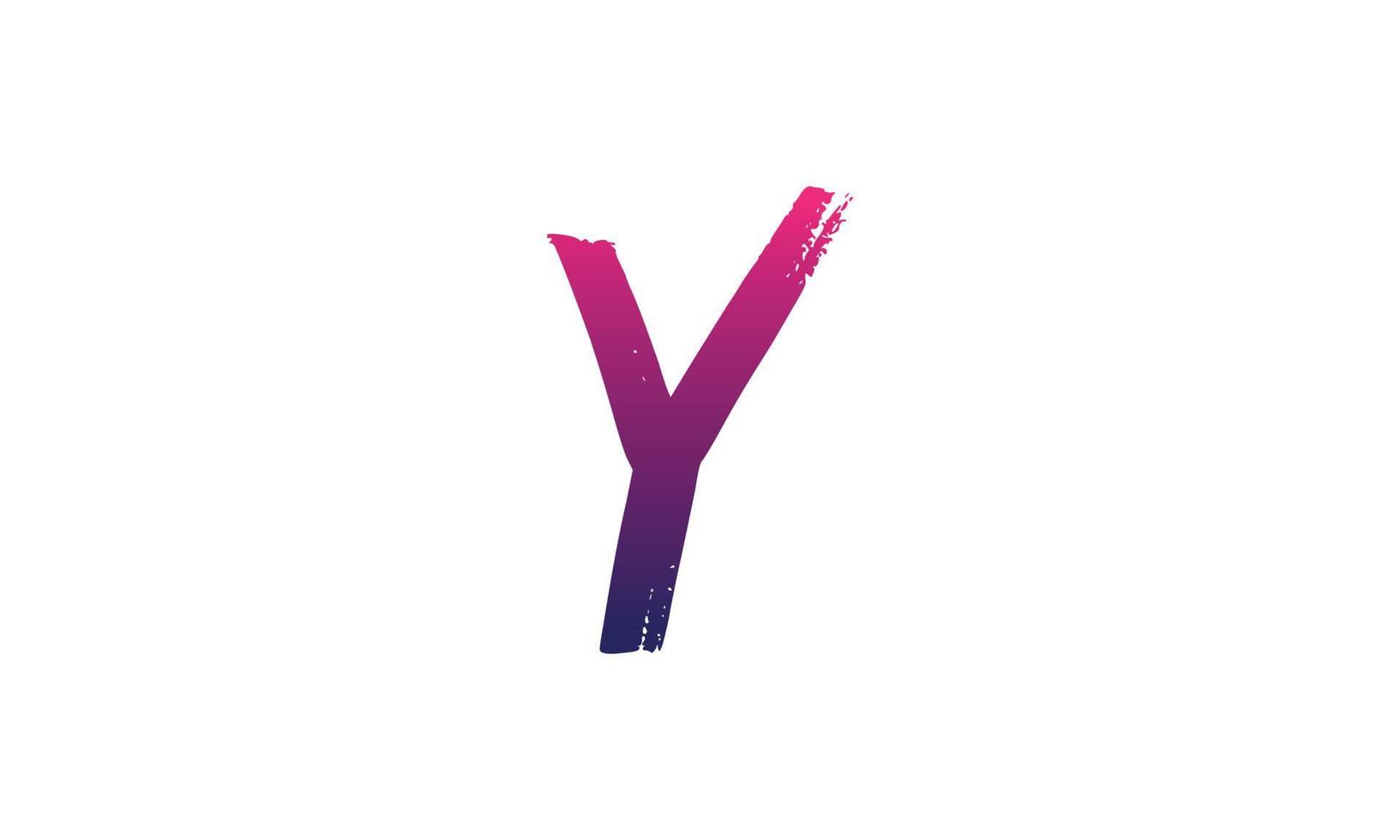 Letter Y logo design vector free vector template.