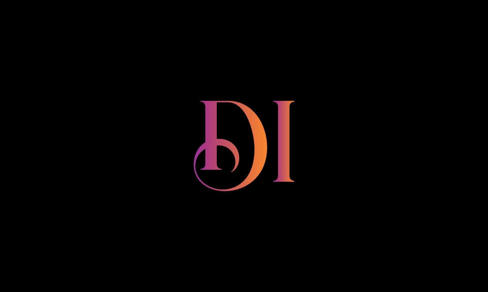 Letter DI Vector Logo Free Template Free Vector