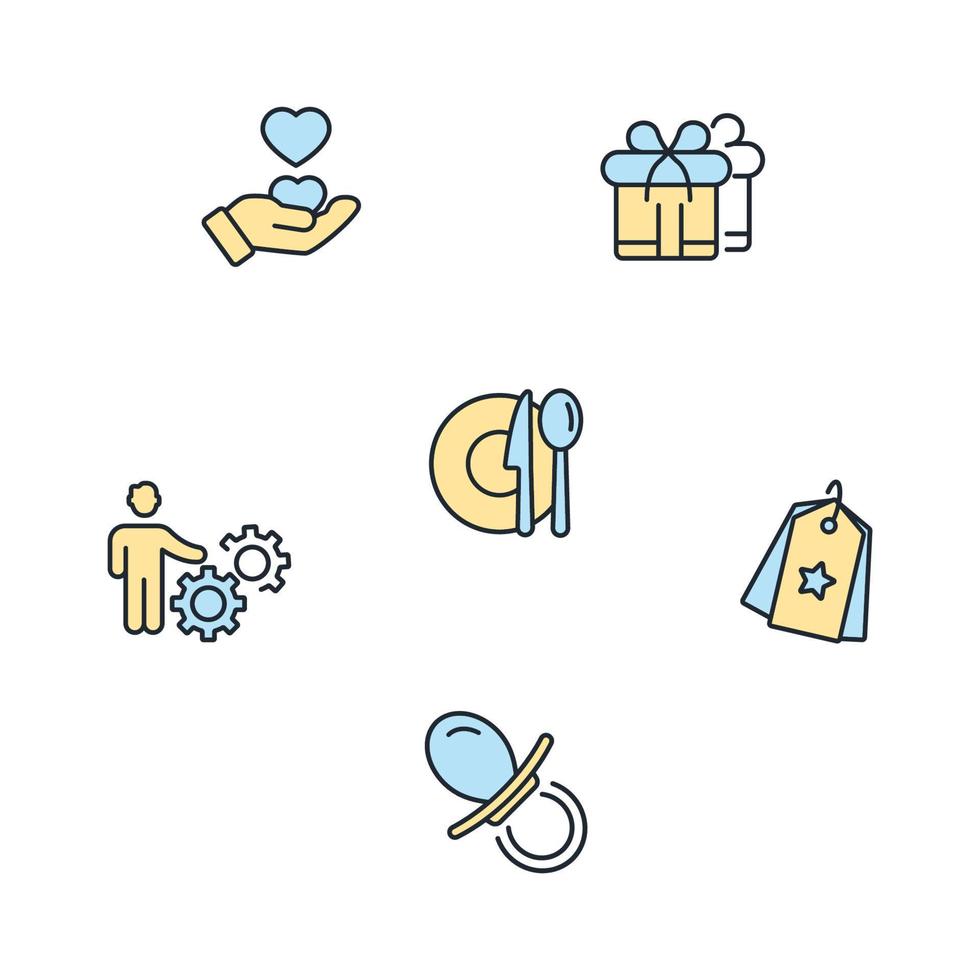 employee benefits icons set . employee benefits pack symbol vector elements for infographic web