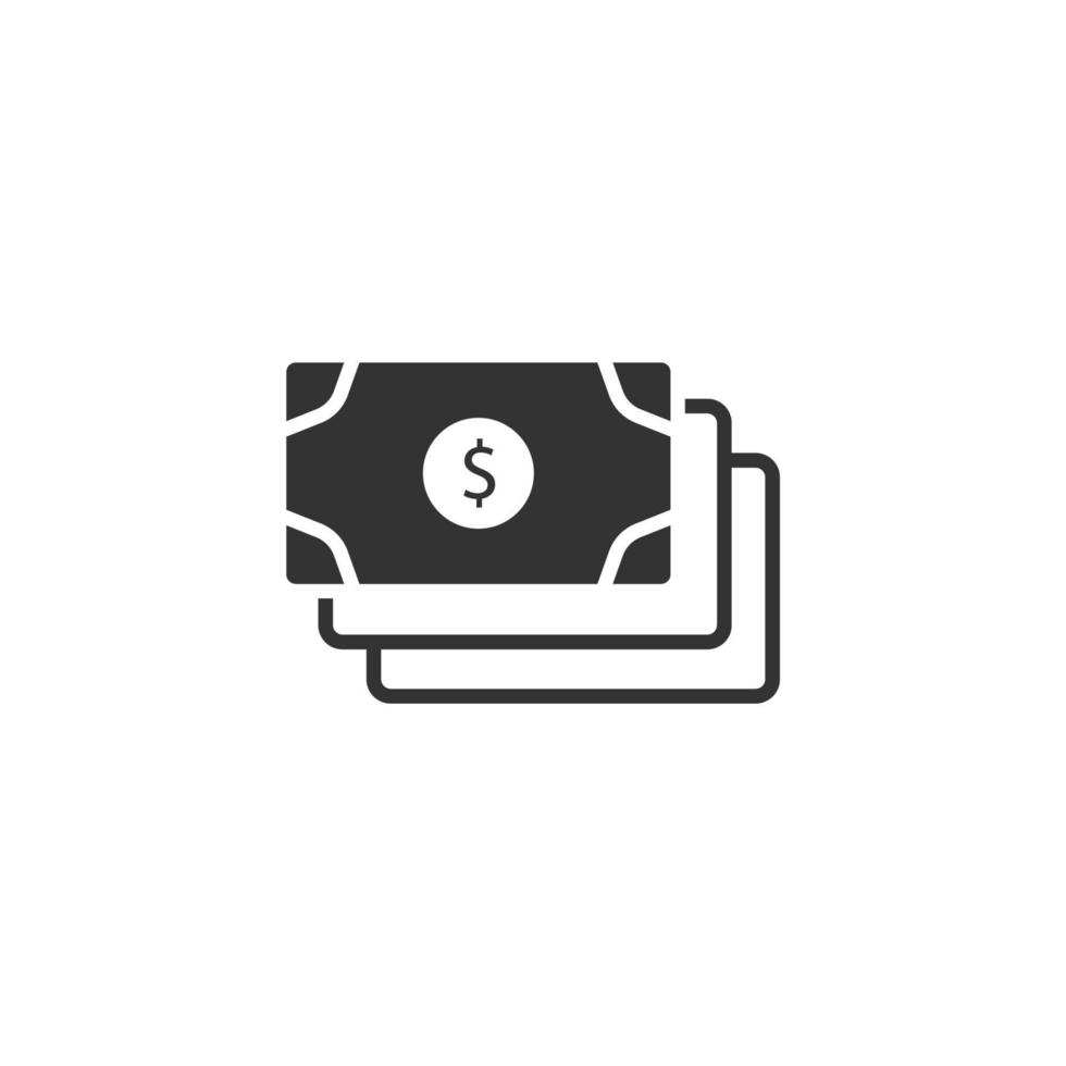 iconos de salario símbolo elementos vectoriales para web infográfico vector