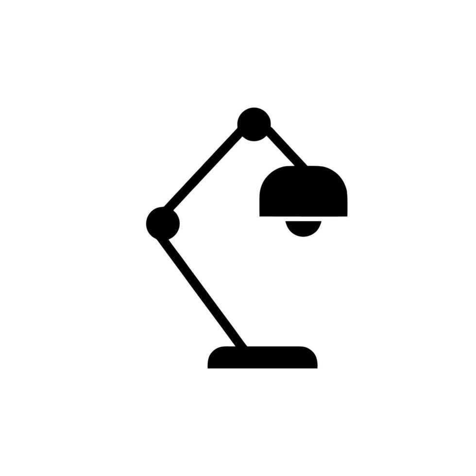 Desklamp icon vector