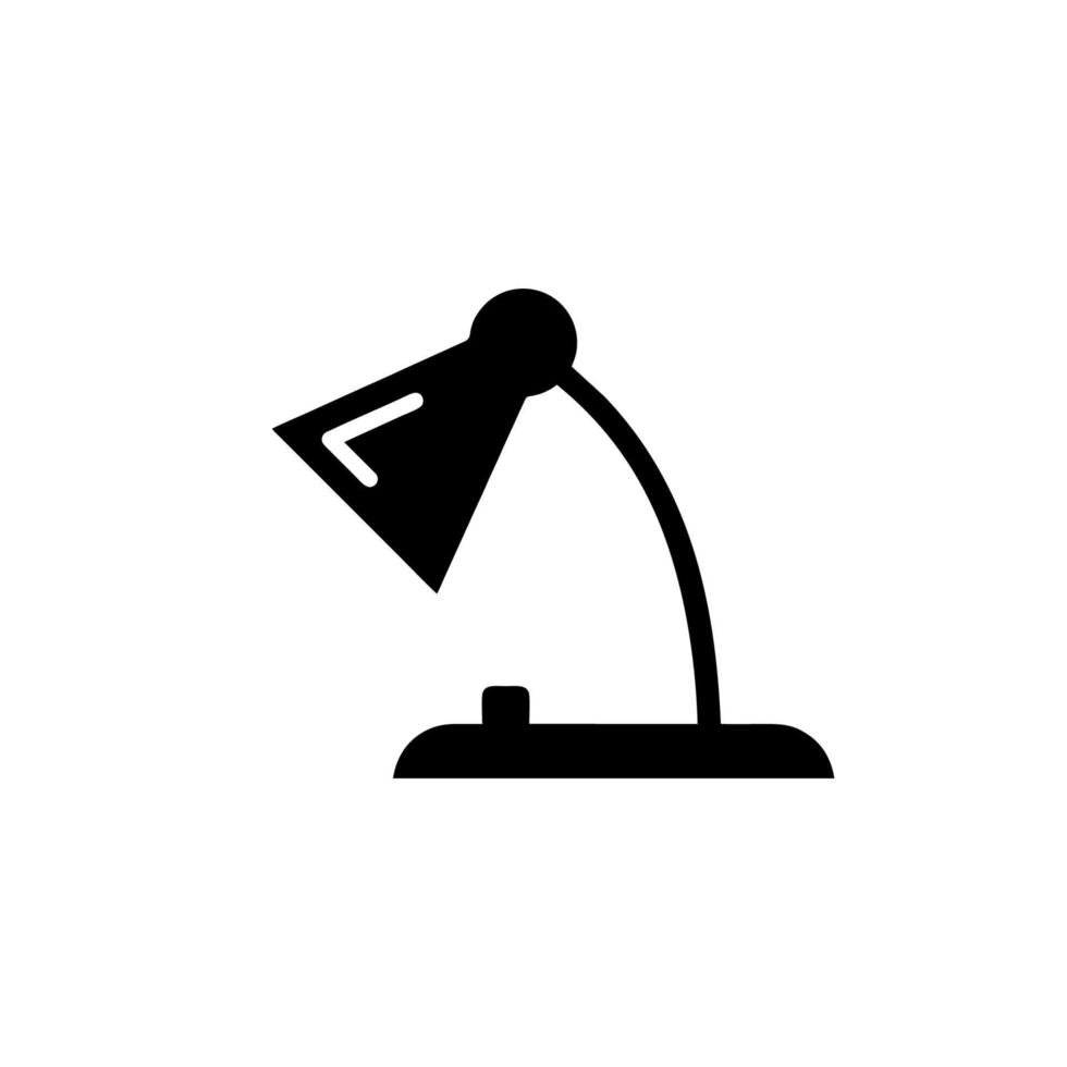 Desklamp icon vector