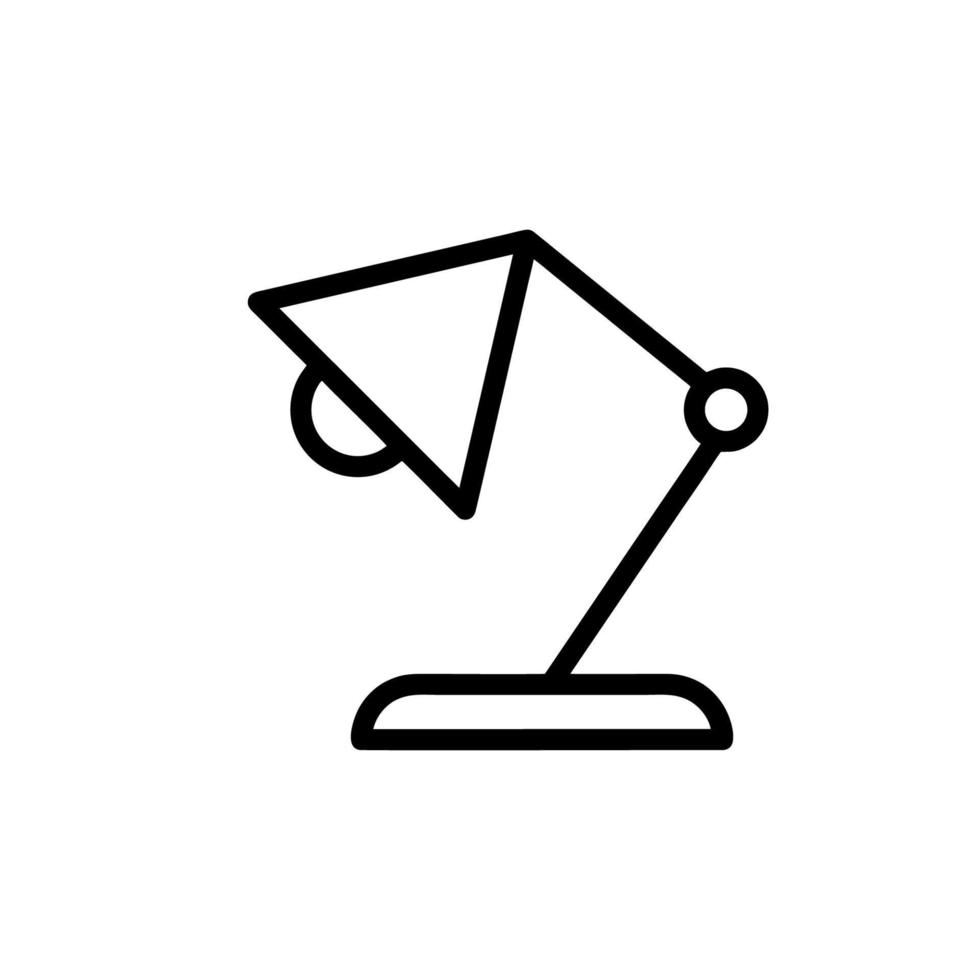 Desklamp icon vector