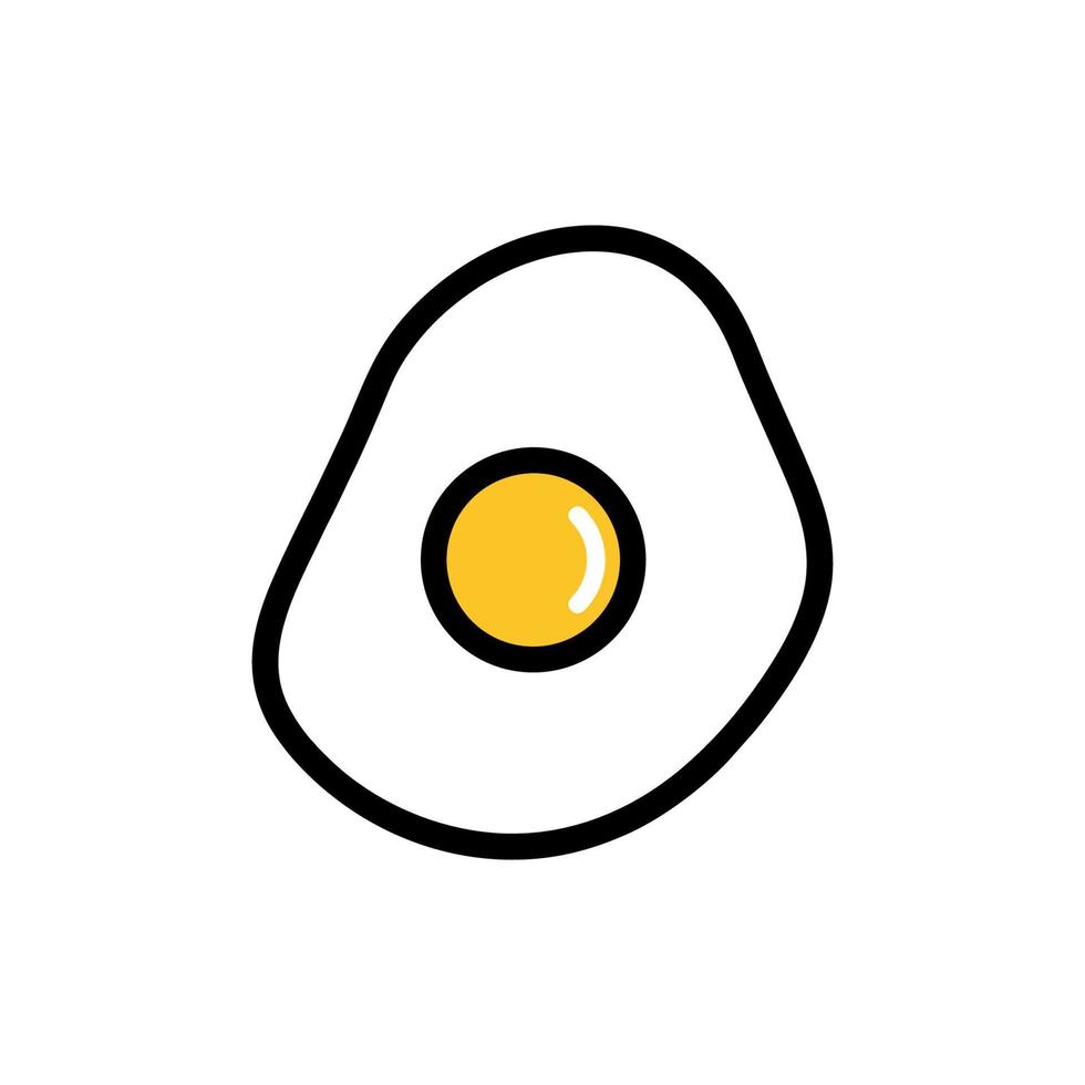 Egg icon vector