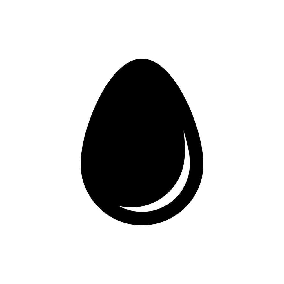 Egg icon vector