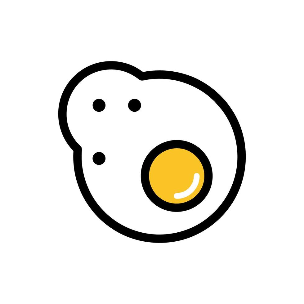 Egg icon vector