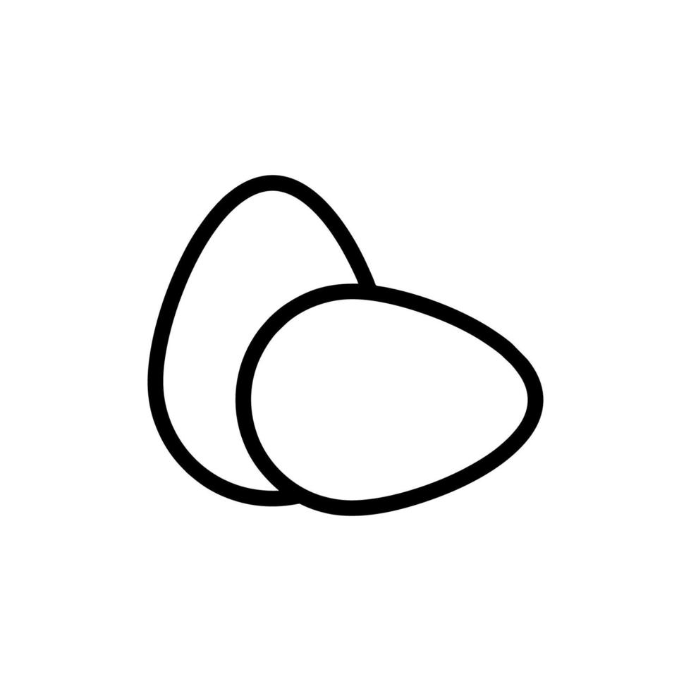 Egg icon vector