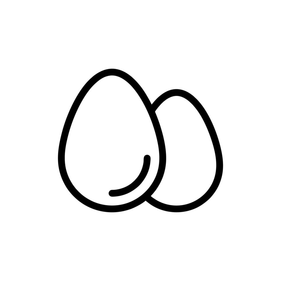 Egg icon vector