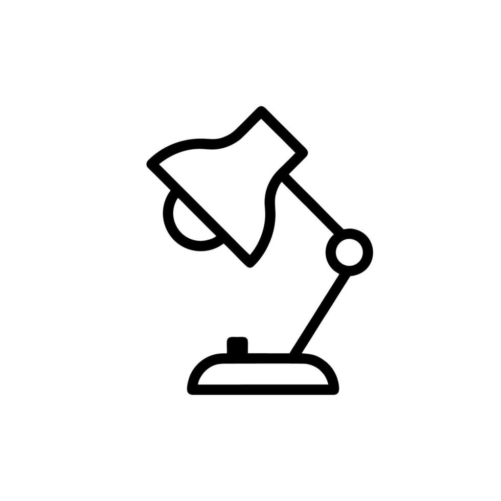 Desklamp icon vector