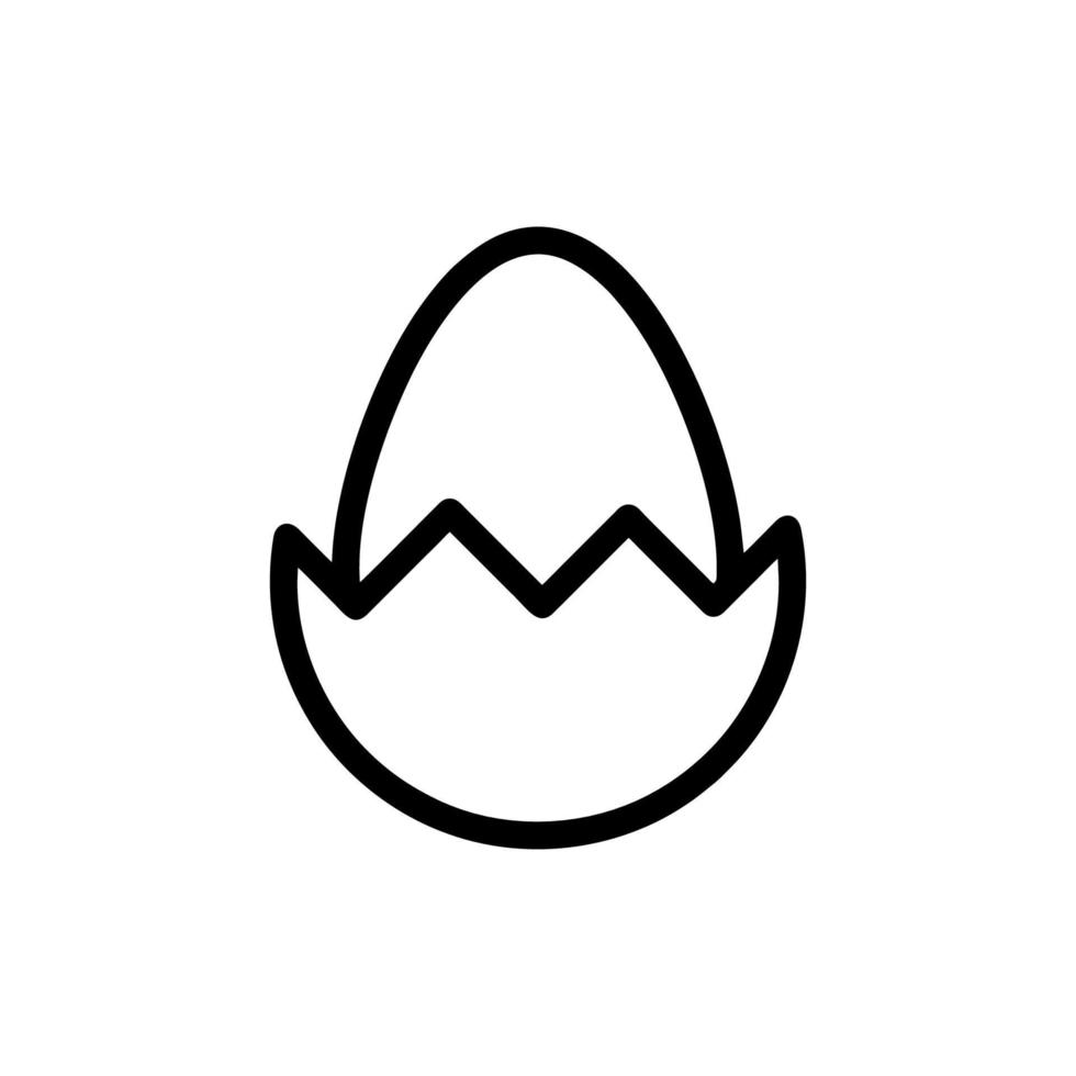 Egg icon vector