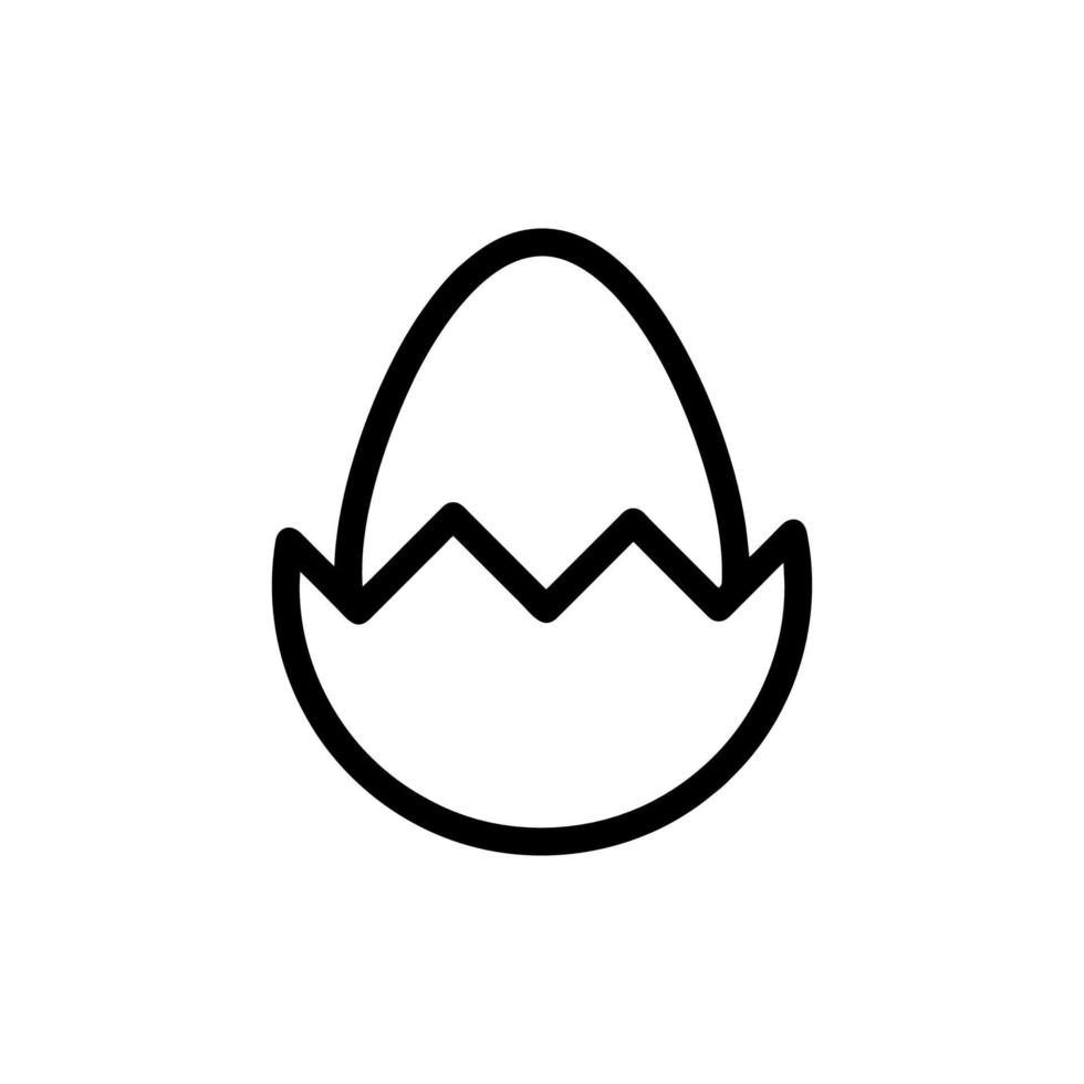 Egg icon vector