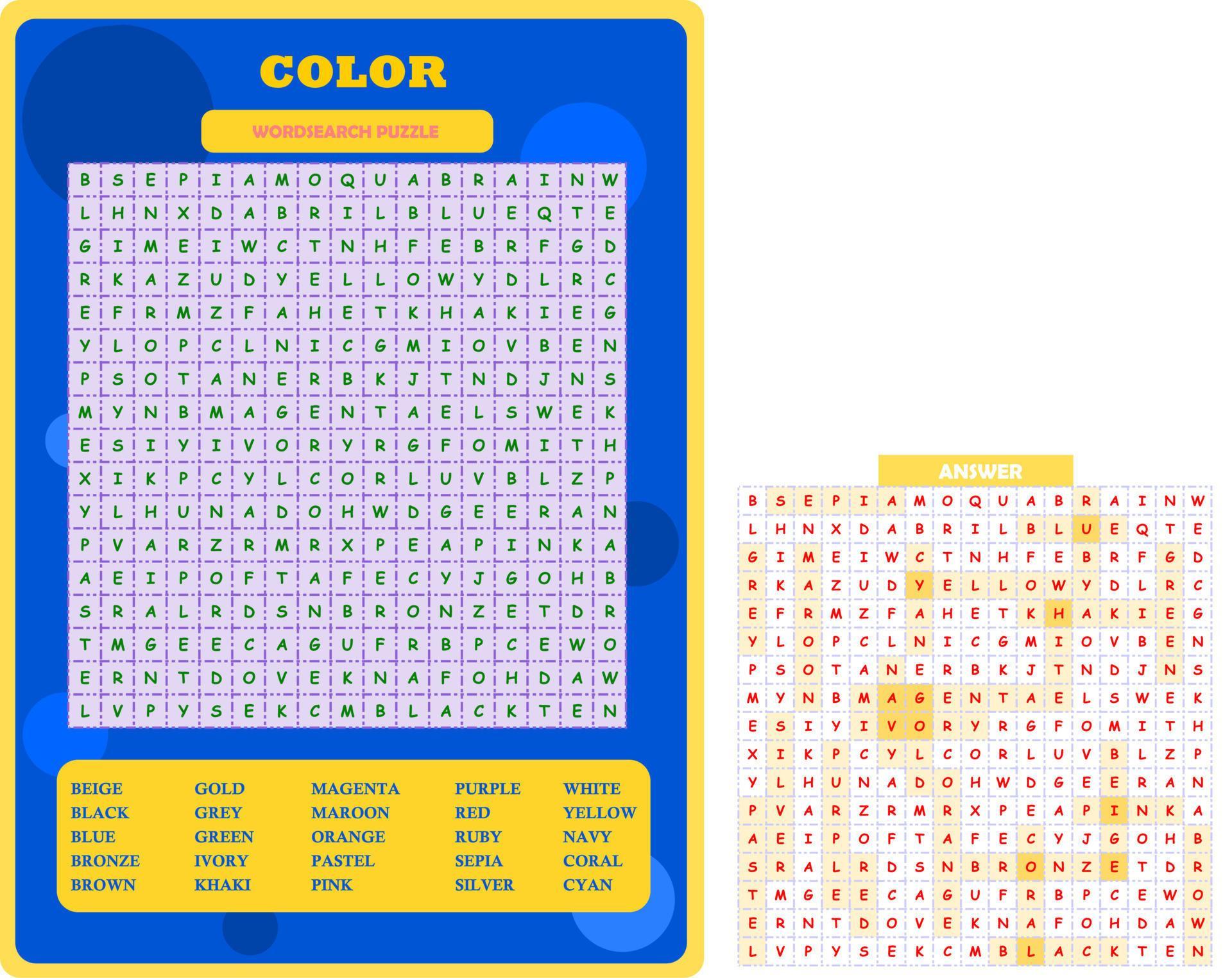 Printable Word Search Puzzle Fun Vocabulary Worksheet For Learning Printable Word Search Puzzle Fun Vocabulary Worksheet For Learning