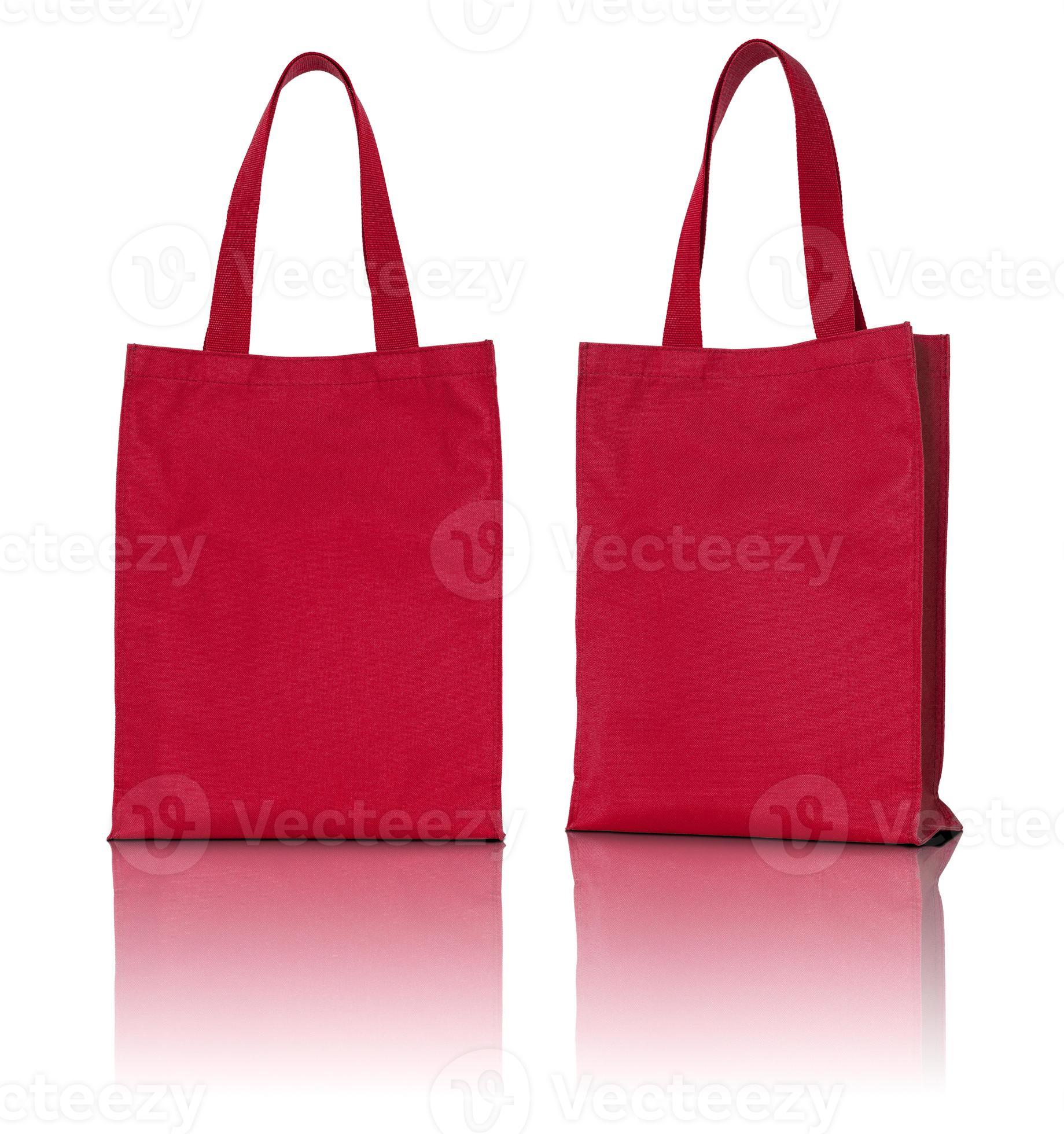 red fabric bag on white background 11839905 Stock Photo at Vecteezy