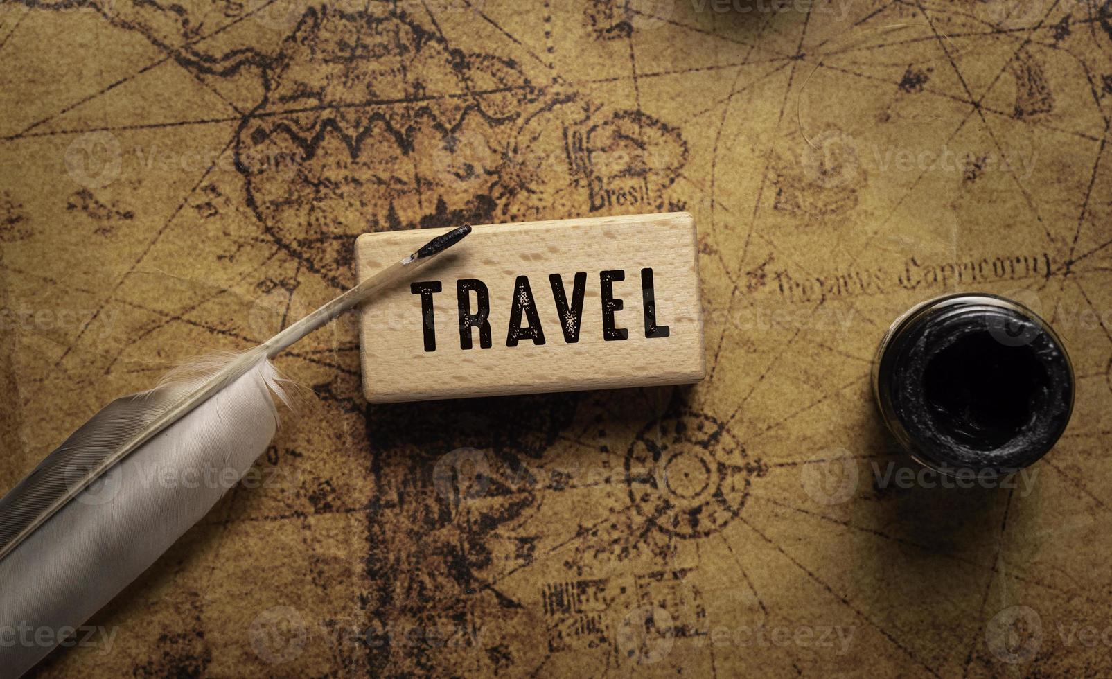 Travel Word , Travel Concept Idea photo