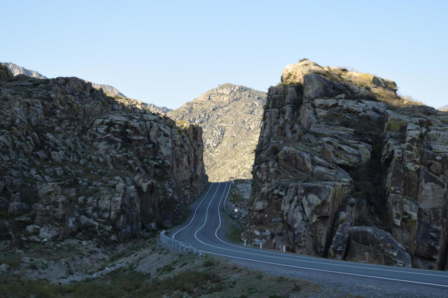 Stone gates -Airy tash on the Chui tract. Altai photo